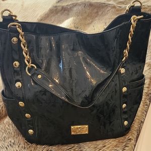 Michael Kors patent tote bag